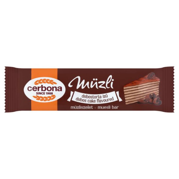 Cerbona müzliszelet dobostorta 20g