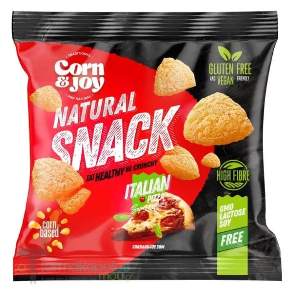 Gluténmentes corn&joy kukorica snack pizza íz 40g