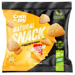 Gluténmentes corn&joy kukorica snack cheddar sajt íz 40g 