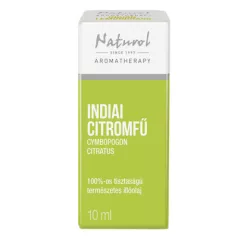 Naturol indiai citromfű illóolaj 10 ml - aromaterápiás és wellness termékek