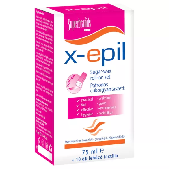 X-epil - patronos cukor gyantázószett