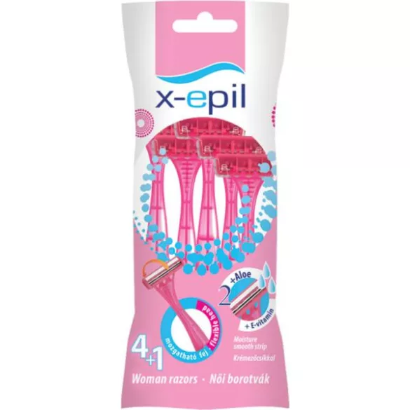 X-epil eldobhat.női borotva 2 pengés 5db - bio és natúr kozmetikumok