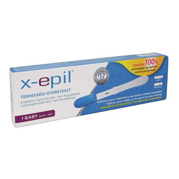 X-Epil terhességi gyorsteszt pen exkluzív