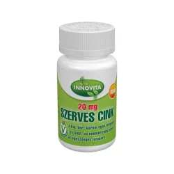 Innovita szerves cink tabletta 60db - bio és vegán étrendkiegészítők