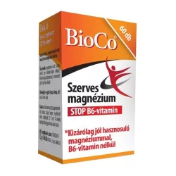 Bioco szerves magnézium stop tabletta 60db - bio és vegán étrendkiegészítők