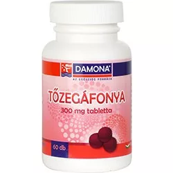 Damona tőzegáfonya 300mg tabletta 60db - bio és vegán étrendkiegészítők