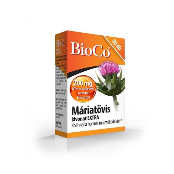 Bioco máriatövis kivonat extra tabletta 80 db