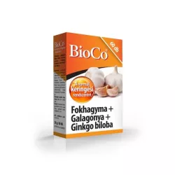 Bioco fokhagyma+galagonya+ginkgo biloba kapszula 60db - bio és vegán étrendkiegészítők