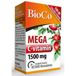 Bioco mega c-vitamin 1500mg 100db - bio és vegán étrendkiegészítők