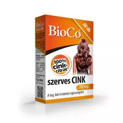 Bioco szerves cink 60db - bio és vegán étrendkiegészítők