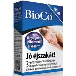 Bioco jó éjszakát tabletta 60db - bio és vegán étrendkiegészítők