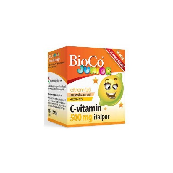 Bioco c-vitamin junior 500 mg italpor 75 adag 105 g