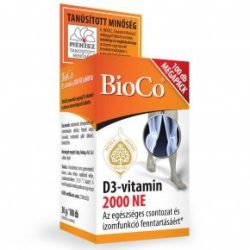 Bioco d3-vitamin 2000ne 100db - bio és vegán étrendkiegészítők