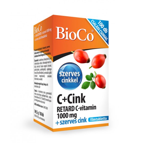 Bioco c+cink retard c-vitamin 1000 mg 100 db