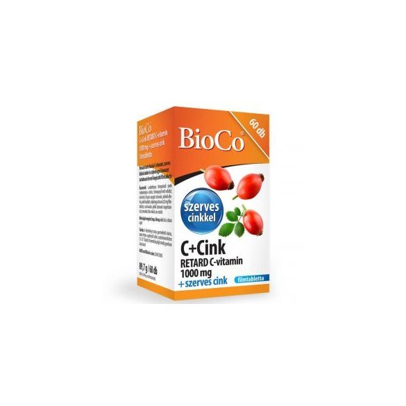 Bioco c+cink retard c-vitamin 1000 mg 60 db