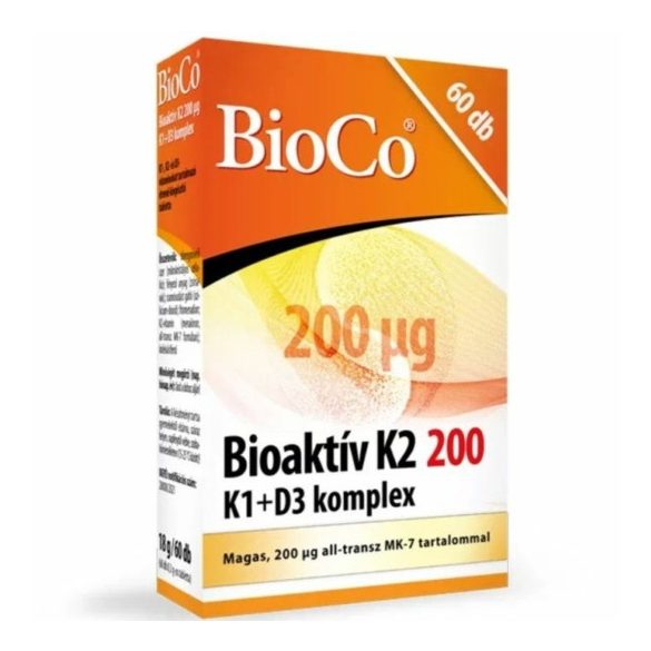 BIOCO BIOAKTÍV K2 200 K1-D3 VIT.60DB