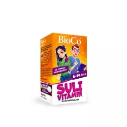   Bioco suli vitamin 6-14 éveseknek citrom ízű rágótabletta 90db