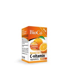 Bioco c-vitamin 500mg narancs ízű rágótabletta 60db