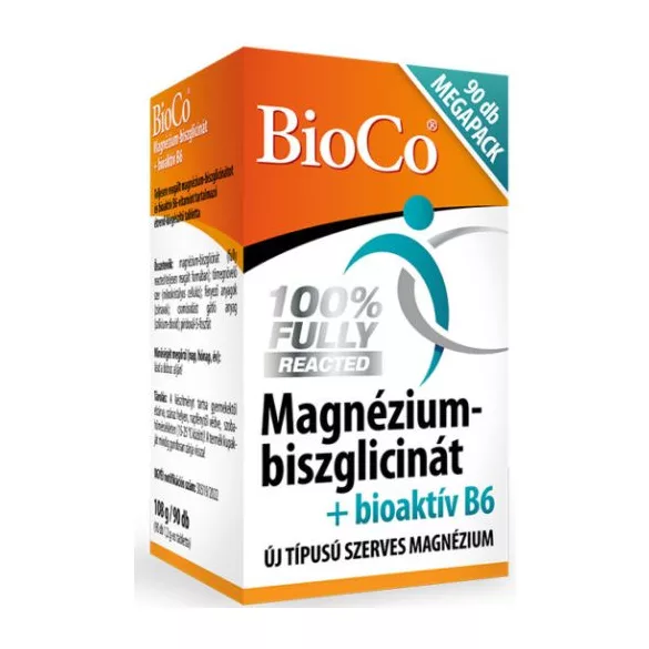 Bioco magnézium-biszglicinát+bioaktív b6 megapack tabletta 90db