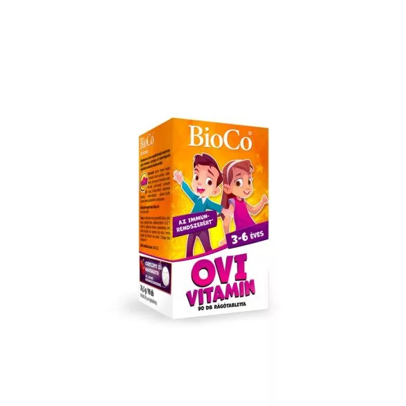 Bioco ovi vitamin 3-6 éveseknek rágótabletta 90db