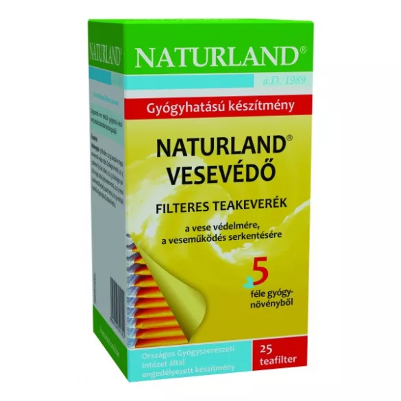 Naturland teakeverék vesevédő filteres 25db - bio és refomélelmiszer