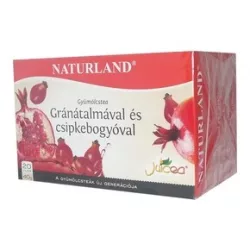 Naturland tea gránátalma-csipkebogyó filteres 20db - bio és refomélelmiszer