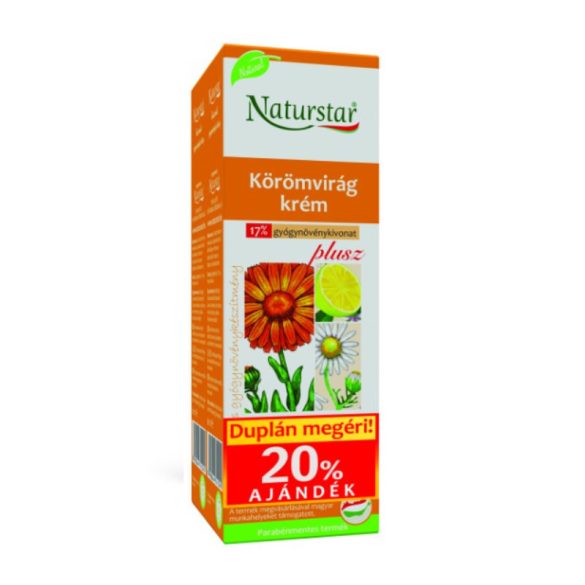 NATURSTAR KÖRÖMVIRÁG KRÉM PLUSZ DUPLA 2X60ML