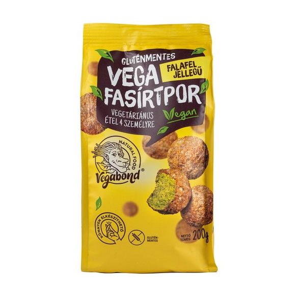 Vegabond vega fasírtpor gluténmentes falafel jellegű 200 g