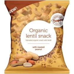 Bio biopont gluténmentes extrudált lencse földimogyoróval 60g - bio és refomélelmiszer