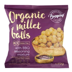 Bio biopont extrudált kölesgolyó barbecue 75g - bio és refomélelmiszer