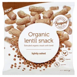 Bio biopont extrudált lencse enyhén sós 60g - bio és refomélelmiszer