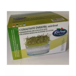 Réde csíráztató üvegtál szűrővel 1 db - bio és natúr kozmetikumok