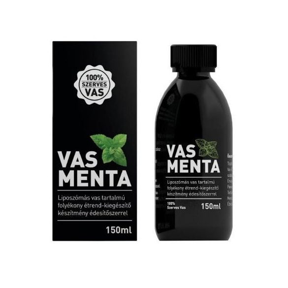 Vasmenta liposzómás vas tartalmú folyékony étrend-kiegészítő 150 ml