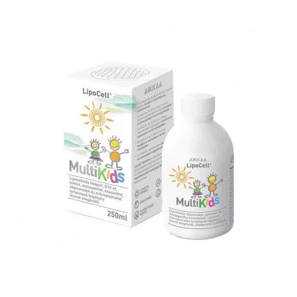 Lipocell multikids folyékony vitamin liposzómás 250ml
