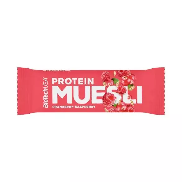 Biotechusa protein muesli 30g áfonya-málna