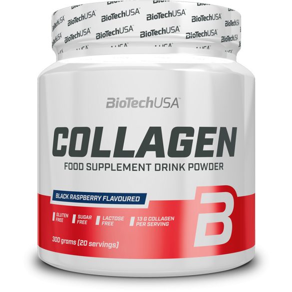 Biotech collagen italpor fekete málna 300 g