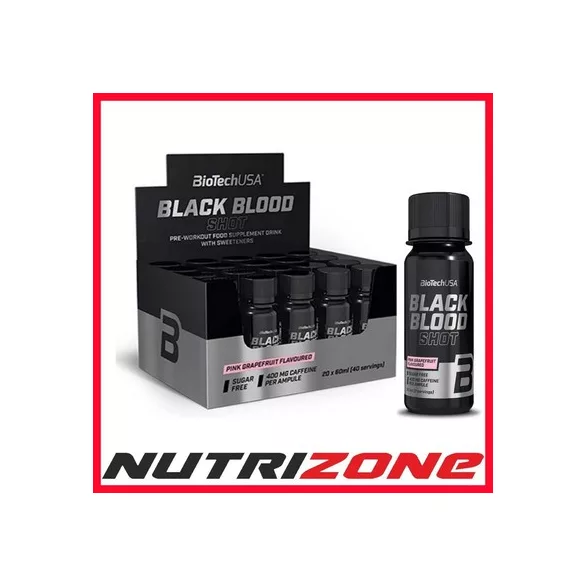 Biotechusa black blood shot 60ml pink grapefruit
