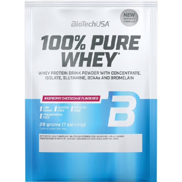 BiotechUSA 100% Pure Whey 28g málnás sajttorta