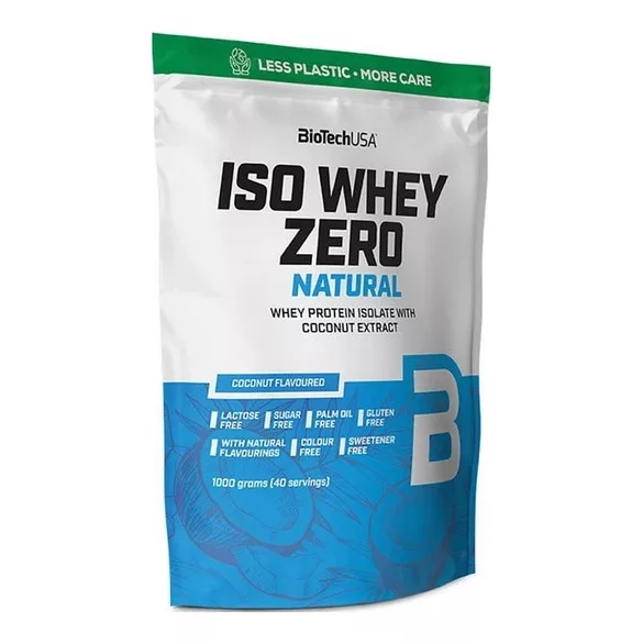 Biotechusa iso whey zero lactose free natural 1000g kókusz
