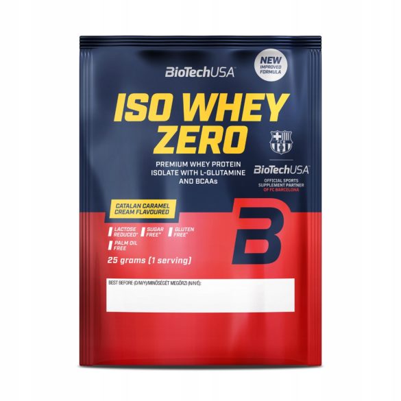 Biotechusa iso whey zero 25g catalan caramel cream