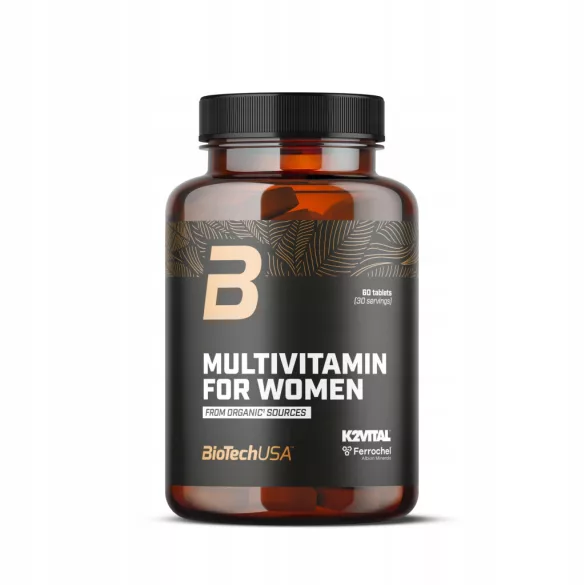 Biotechusa multivitamin for women from organic sources 60 tbl