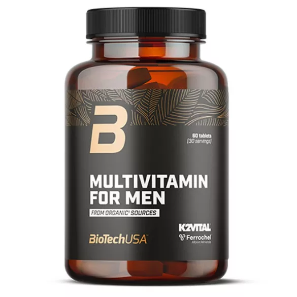 Biotechusa multivitamin for men from organic sources 60 tbl