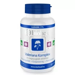 Bioheal valeriana komplex (macskagyökér+golgotavirág+komlótoboz) kapszula 70 db - bio és vegán étrendkiegészítők