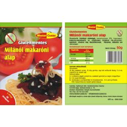 Mester Család gluténmentes milánói makaróni alap 50 g - bio és refomélelmiszer