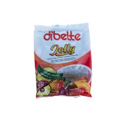   Dibette jelly cukormentes vegyes gyümölcsízű zselé cukorka édesítőszerekkel 70g