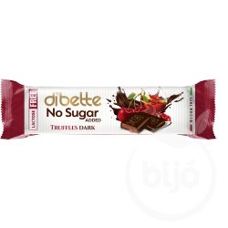   Dibette trüffel ízű krémmel töltött étcsokoládé  meggyel hcn 25g  