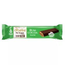 Dibette nas gluténmentes rum-cocoa wafer 26g