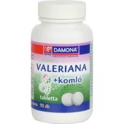 Damona valeriana+komló tabletta 90 db - bio és vegán étrendkiegészítők