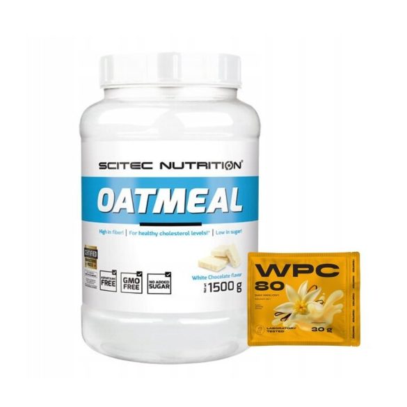 SciTec Oatmeal 1,5 kg fehércsoki