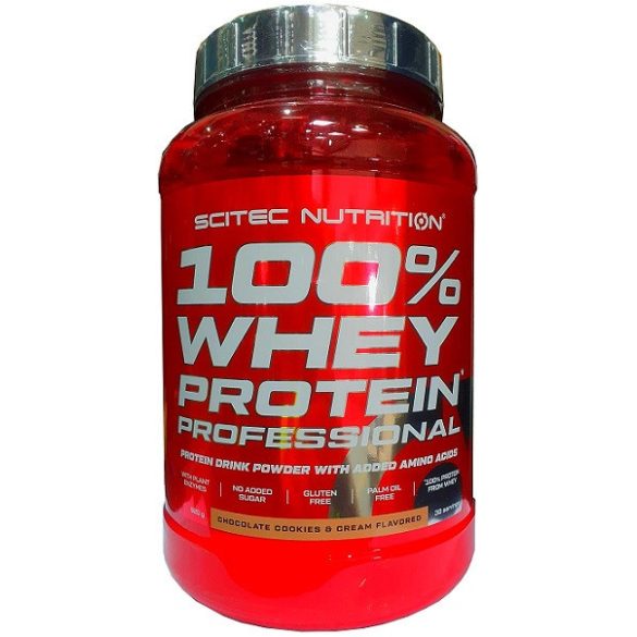SciTec 100% Whey Protein Professional 920g csokoládé-kekszkrém